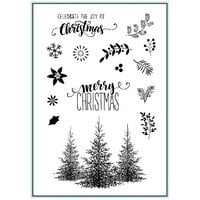 Gina K Designs - Clear Photopolymer Stamps - Christmas Greenery