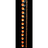 Glitz Design - Frosting Collection - Self-Adhesive Rhinestones - 12" Round Strips - Orange, CLEARANCE