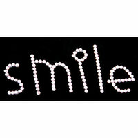 Glitz Design - Frosting Collection - Self-Adhesive Rhinestones - Frosting Pink Smile, CLEARANCE