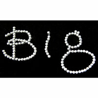 Glitz Design - Frosting Collection - Self-Adhesive Rhinestones - Frosting Big, CLEARANCE