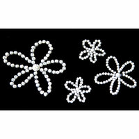 Glitz Design - Frosting Collection - Self-Adhesive Rhinestones - Frosting Flowers