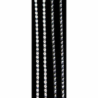 Glitz Design - Icing Collection - Self-Adhesive Pearls - Icing Strips - White and Black