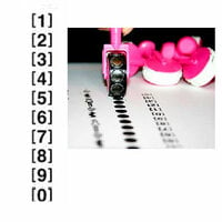 Glitz Design - Roller Doodles Collection - Roller Stamps - Numbers, CLEARANCE