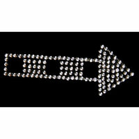 Glitz Design - Frosting Collection - Self-Adhesive Rhinestones - Frosting Box Arrow, CLEARANCE
