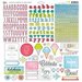Glitz Design - Brightside Collection - 12 x 12 Cardstock Stickers - Alphabets and Accents