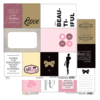 Glitz Design - All Dolled Up Collection - 12 x 12 Double Sided Paper - Bits and Pieces