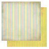 Glitz Design - Afternoon Muse Collection - 12 x 12 Double Sided Paper - Stripe