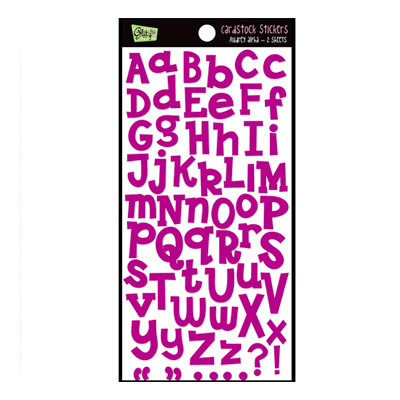 Glitz Design - Audrey Collection - Cardstock Stickers - Alphabet