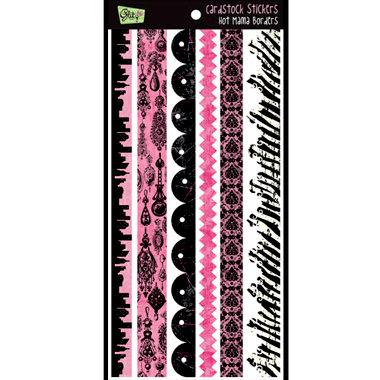 Glitz Design - Hot Mama Collection - Cardstock Stickers - Borders, CLEARANCE