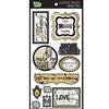 Glitz Design - Cardstock Stickers - Vintage Titles, CLEARANCE