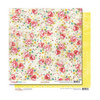 Glitz Design - Cashmere Dame Collection - 12 x 12 Double Sided Paper - Floral