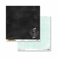 Glitz Design - Color Me Happy Collection - 12 x 12 Double Sided Paper - Chalkboard