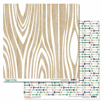 Glitz Design - Dapper Dan Collection - 12 x 12 Double Sided Paper - Woodgrain