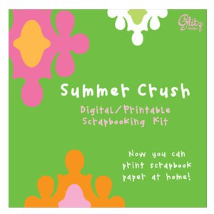 Glitz Design - Summer Crush Collection - Digital Printable CD, CLEARANCE