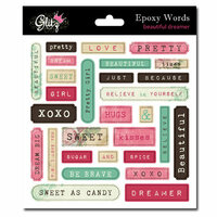 Glitz Design - Beautiful Dreamer Collection - Epoxy Stickers