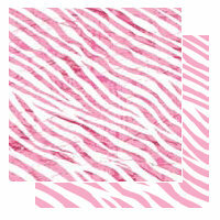 Glitz Design - Gigi Collection - 12x12 Double Sided Paper - Zebra