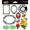 Glitz Design - Scarlett Collection - Glitzers - Transparent Stickers with Jewels - Scarlett