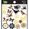 Glitz Design - Gigi Collection - Glitzers - Transparent Stickers - Garden, CLEARANCE