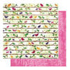 Glitz Design - Gigi Collection - 12x12 Double Sided Paper - Birds, CLEARANCE