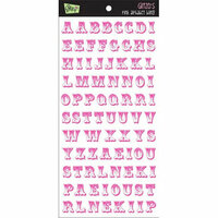 Glitz Designs - Glitzers - Alphabet Stickers - Pink Bling
