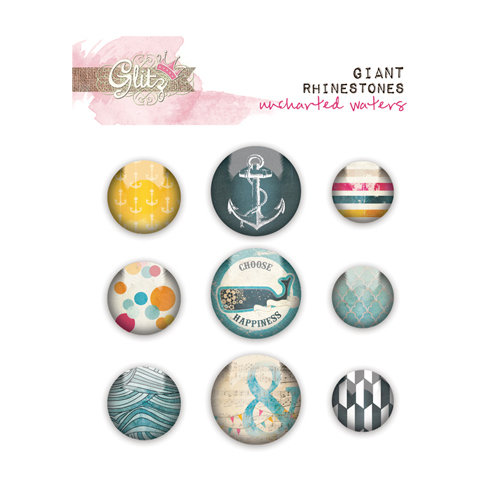 Glitz Design - Uncharted Waters Collection - Giant Rhinestones
