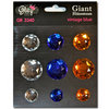 Glitz Design - Vintage Blue Collection - Giant Rhinestones