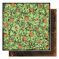 Glitz Design - Hallow Collection - 12x12 Double Sided Paper - Pumpkins, CLEARANCE