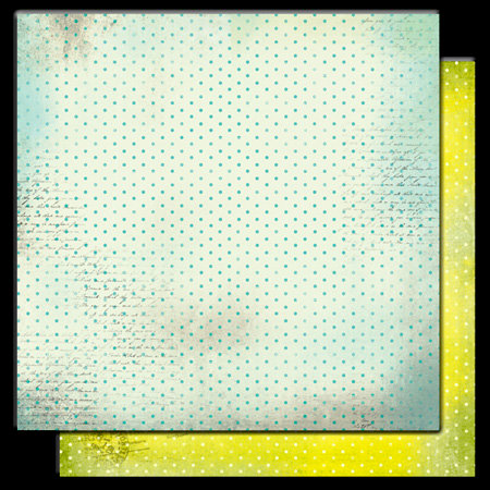 Glitz Design - Hoopla Collection - 12 x 12 Double Sided Paper - Polka, CLEARANCE