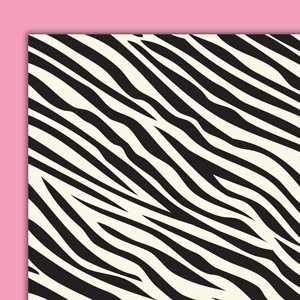 Glitz Designs - Hot Mama Collection - 12x12 Double Sided Paper - Zebra