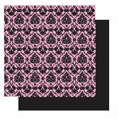 Glitz Design - Hot Mama Collection - 12x12 Double Sided Paper - Hot Mama Brocade