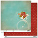 Glitz Design - Happy Travels Collection - 12 x 12 Double Sided Paper - Bicycle