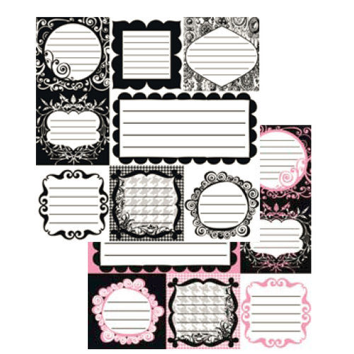Glitz Design - Hot Mama Collection - 12x12 Journaling Cards, CLEARANCE