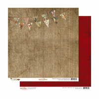 Glitz Design - Joyeux Noel Collection - Christmas - 12 x 12 Double Sided Paper - Banner