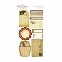 Glitz Design - Joyeux Noel Collection - Christmas - Cardstock Stickers - Journaling