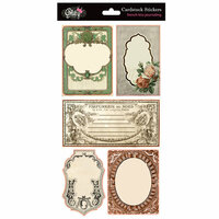 Glitz Design - French Kiss Collection - Cardstock Stickers - Journaling