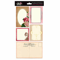 Glitz Design - Pretty in Pink Collection - Cardstock Stickers - Journaling