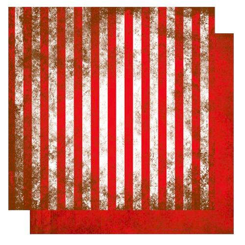 Glitz Design - Kismet Collection - 12 x 12 Double Sided Paper - Stripe, CLEARANCE