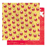 Glitz Design - Kringle Collection - 12x12 Double Sided Paper - Santas, CLEARANCE