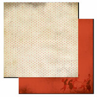 Glitz Design - Love Games Collection - 12 x 12 Double Sided Paper - Polka, BRAND NEW