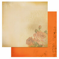 Glitz Design - Laced with Grace Collection - 12 x 12 Double Sided Paper - Rose