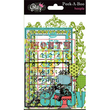Glitz Design - Hoopla Collection - Transparency Pieces - Peek-A-Boo, CLEARANCE