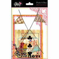 Glitz Design - Afternoon Muse Collection - Transparency Pieces - Peek-A-Boo, CLEARANCE