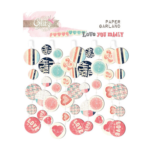 Glitz Design - Love You Madly Collection - Paper Garland