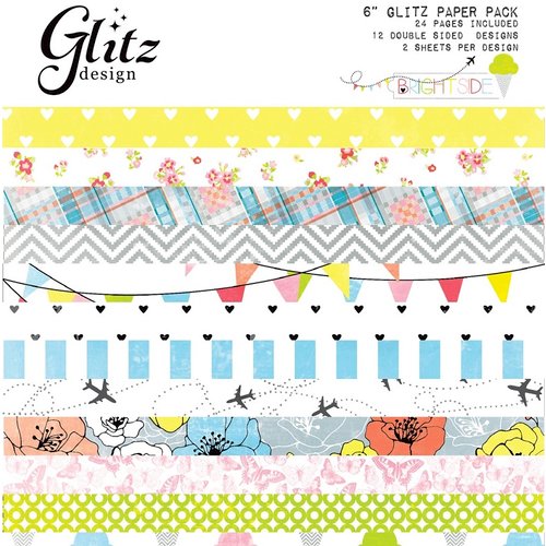 Glitz Design - Brightside Collection - 6 x 6 Paper Pad