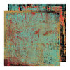 Glitz Design - Rebel Collection - 12 x 12 Double Sided Paper - Rebel Teal, BRAND NEW