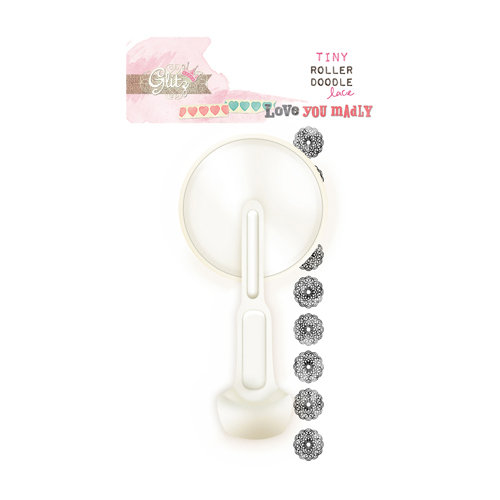 Glitz Design - Love You Madly Collection - Tiny Roller Doodle - Lace