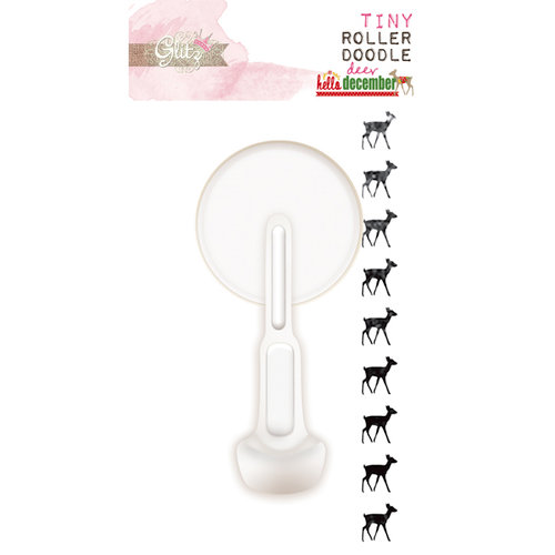 Glitz Design - Hello December Collection - Christmas - Tiny Roller Doodle - Deer