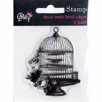Glitz Design - Love Nest Collection - Clear Acrylic Stamps - Love Nest, BRAND NEW