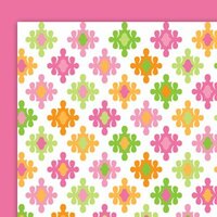 Glitz Designs - Summer Crush Collection - 12x12 Double Sided Paper - Motif, CLEARANCE