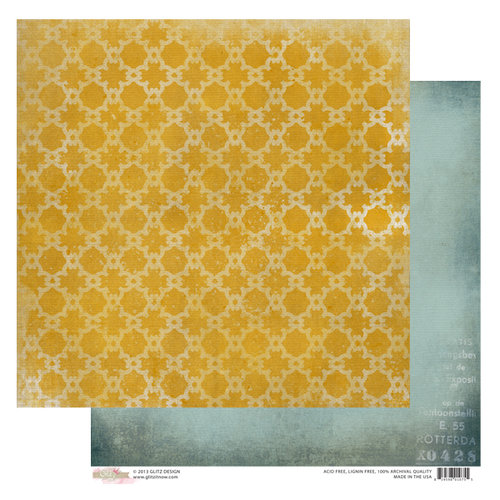 Glitz Design - Sunshine in My Soul Collection - 12 x 12 Double Sided Paper - Suns